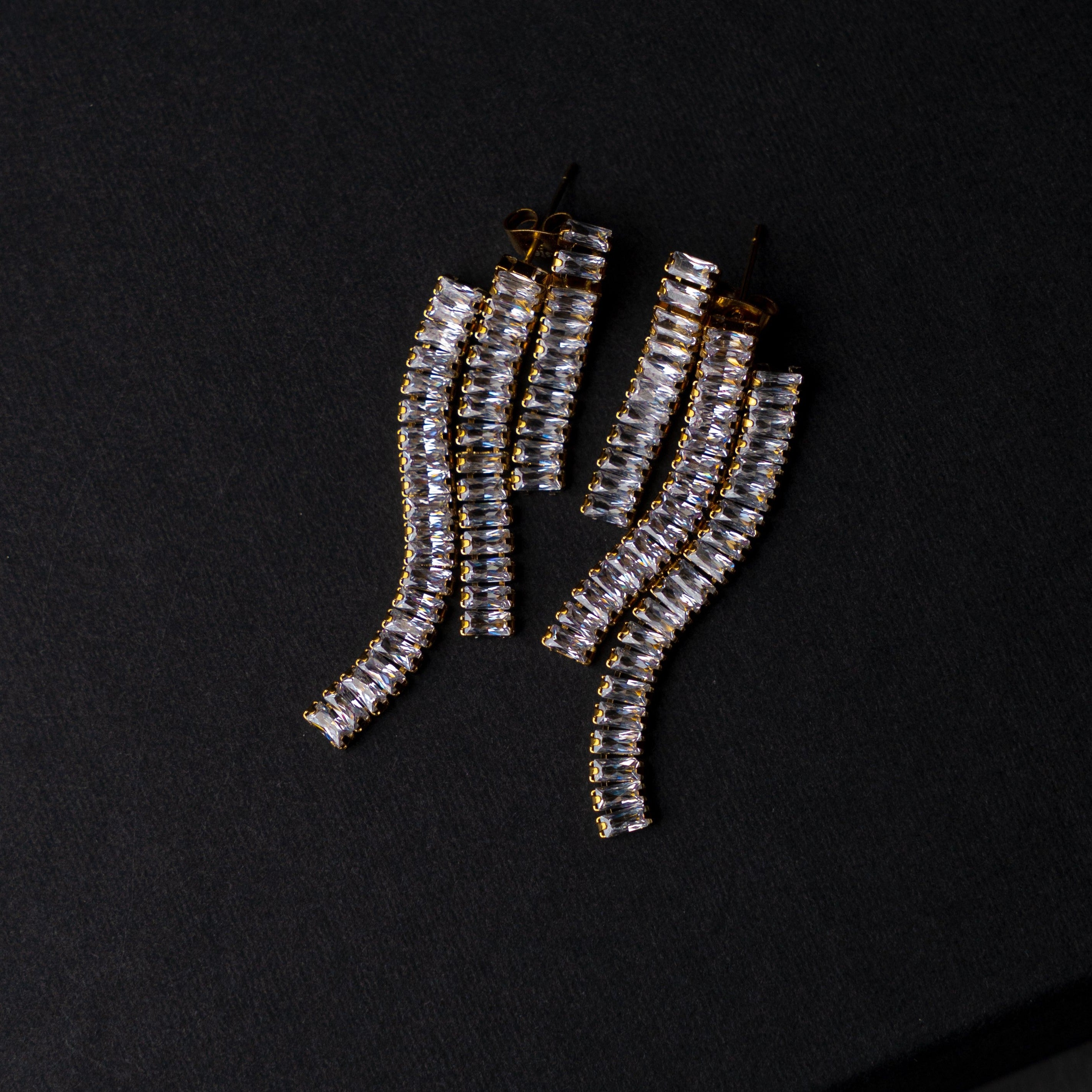 Lola Triple Tassel Earrings